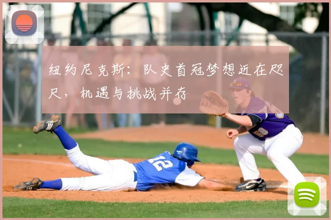 纽约尼克斯:队史首冠梦想近在咫尺,机遇与挑战并存