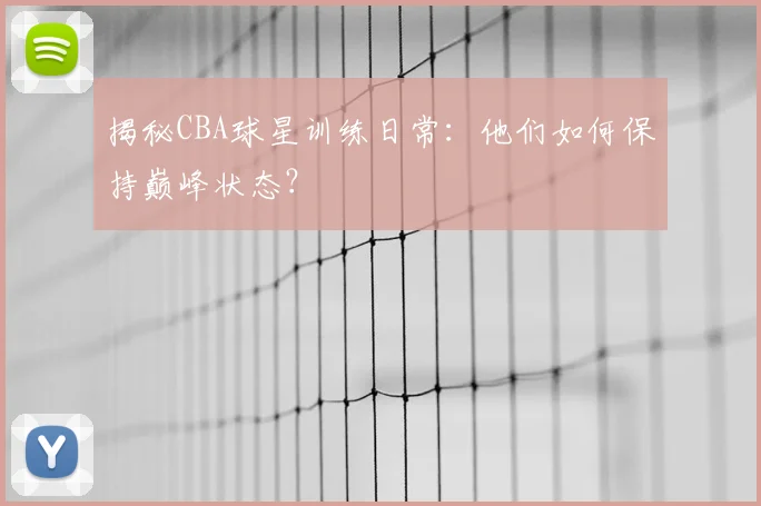 揭秘CBA球星训练日常：他们如何保持巅峰状态？