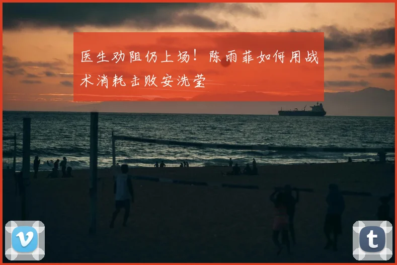 医生劝阻仍上场！陈雨菲如何用战术消耗击败安洗莹